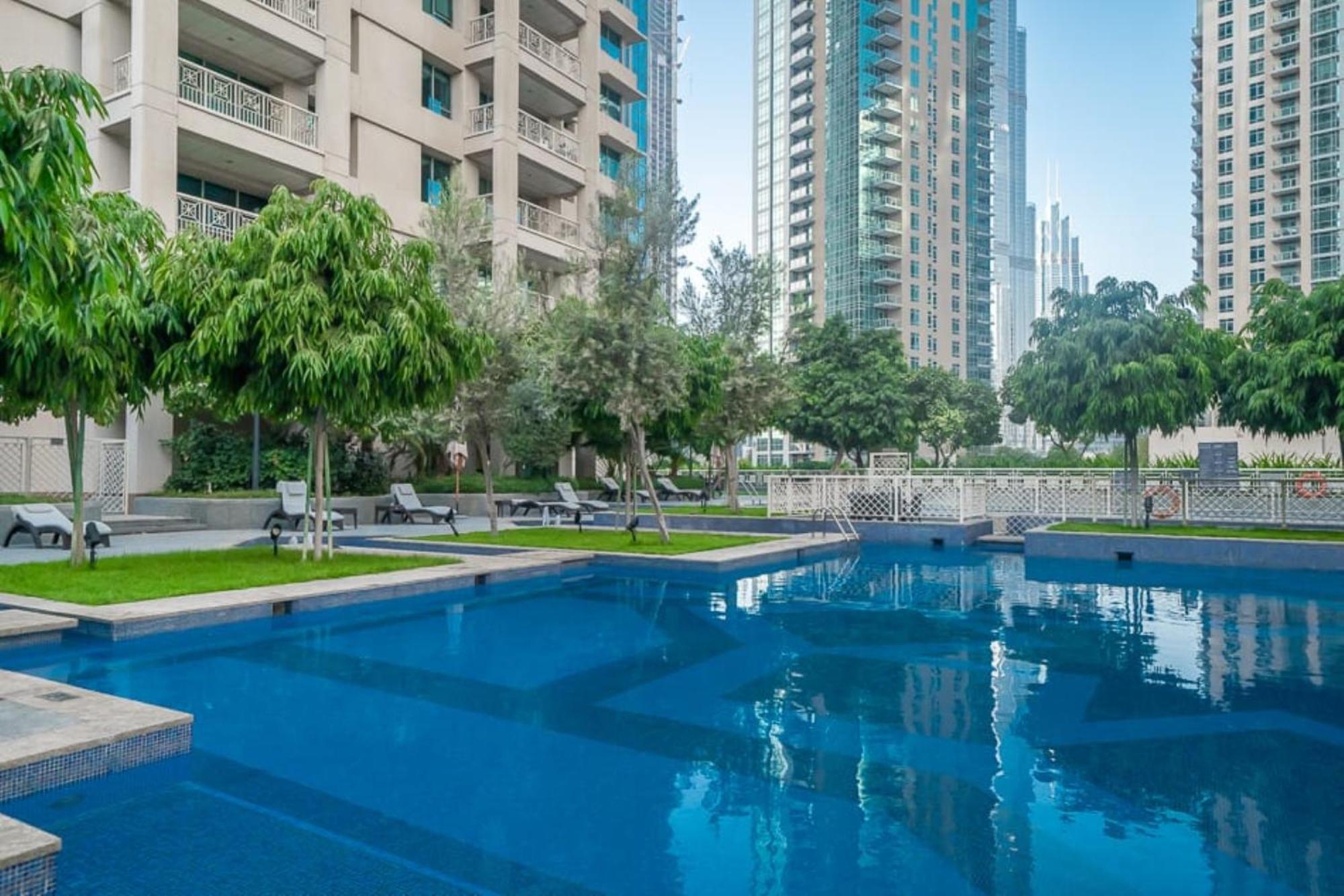 Bellavista - Dazzling High Floor - 2Br - 29 Boulevard - Burj Khalifa & Fountain View Дубай Екстер'єр фото