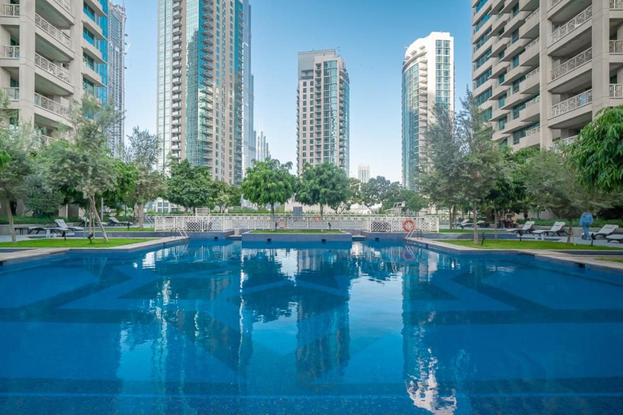 Bellavista - Dazzling High Floor - 2Br - 29 Boulevard - Burj Khalifa & Fountain View Дубай Екстер'єр фото