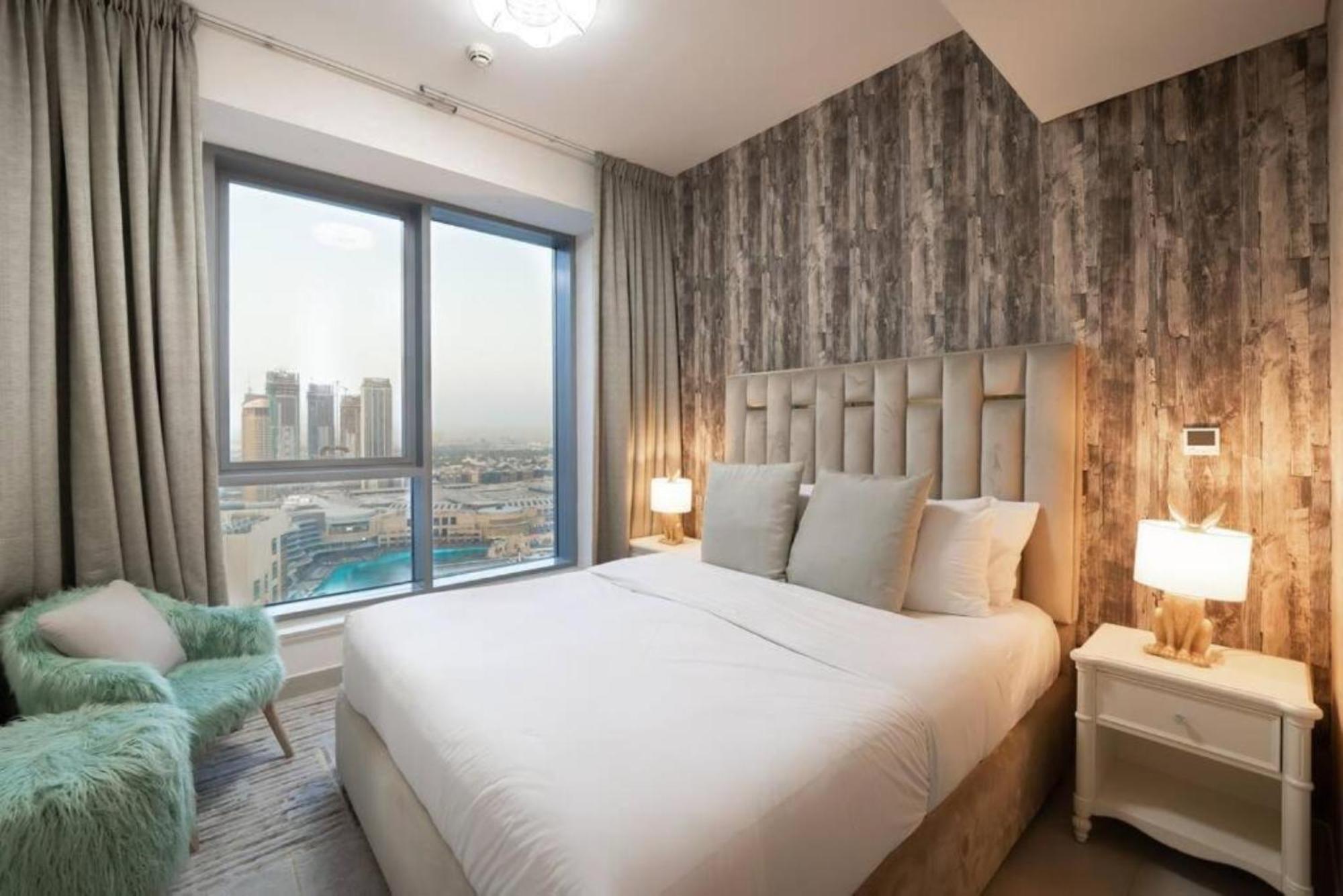 Bellavista - Dazzling High Floor - 2Br - 29 Boulevard - Burj Khalifa & Fountain View Дубай Екстер'єр фото
