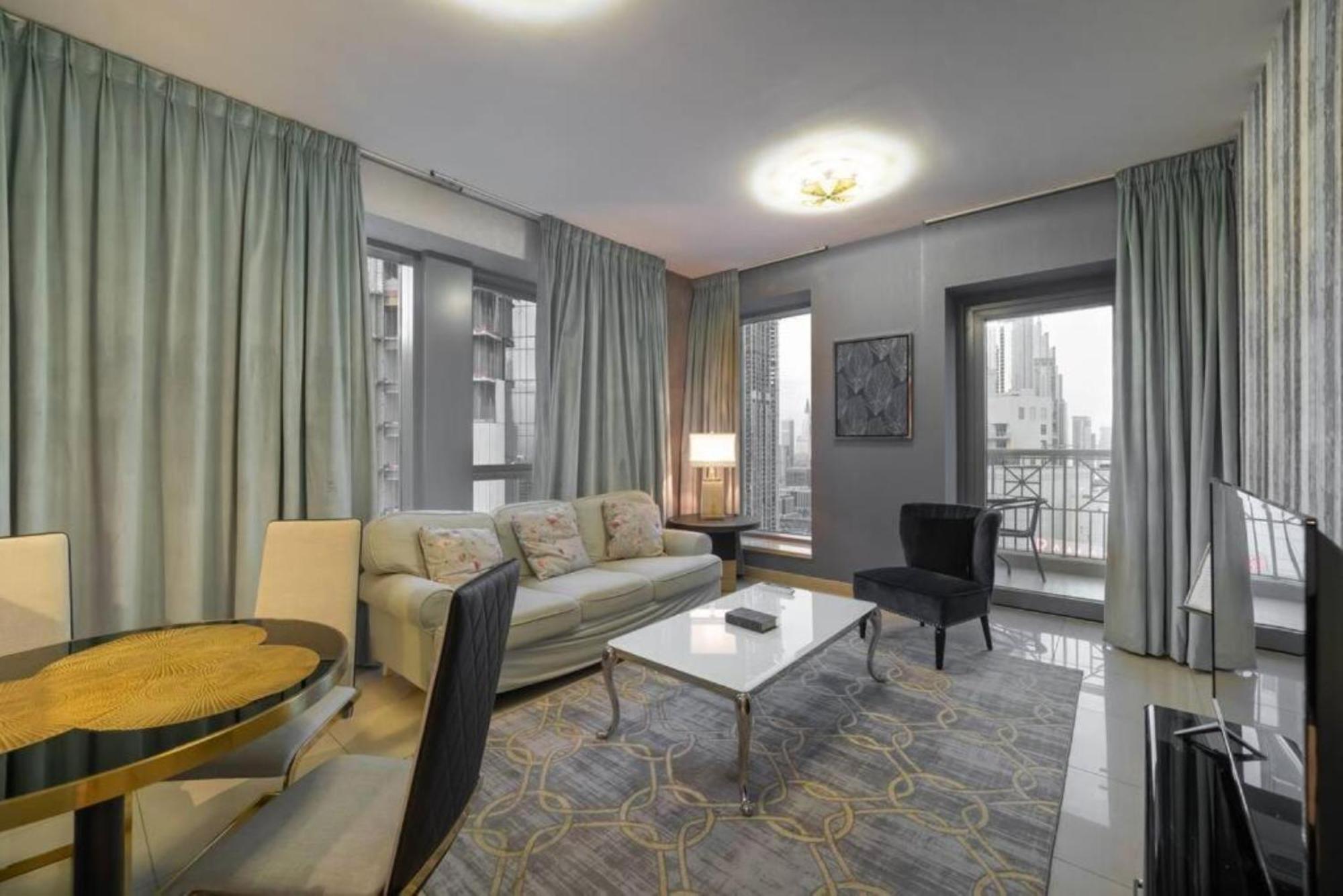 Bellavista - Dazzling High Floor - 2Br - 29 Boulevard - Burj Khalifa & Fountain View Дубай Екстер'єр фото